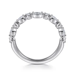 Outlet Gabriel & Co. 14K White Gold Diamond Anniversary Band - 0.24 ct