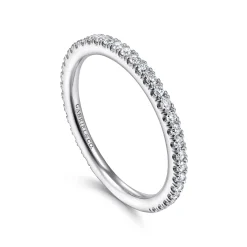 Best Gabriel & Co. 14K White Gold Diamond Anniversary Band - 0.33 ct