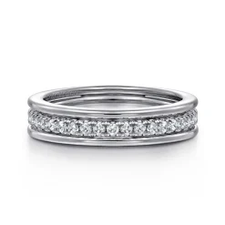 Gabriel & Co. 14K White Gold Diamond Anniversary Band - 0.26 ct