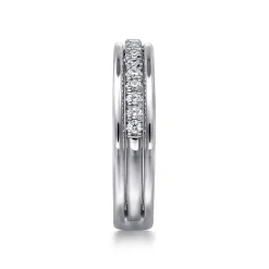 Gabriel & Co. 14K White Gold Diamond Anniversary Band - 0.26 ct