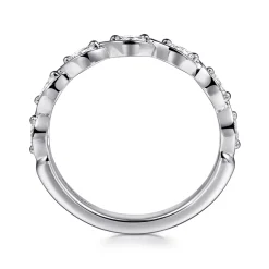 Gabriel & Co. 14K White Gold Diamond Anniversary Band - 0.25 ct
