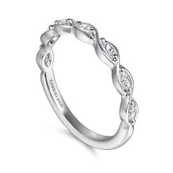 Gabriel & Co. 14K White Gold Diamond Anniversary Band - 0.25 ct
