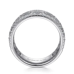 Hot Gabriel & Co. 14K White Gold Diamond Anniversary Band - 0.5 ct