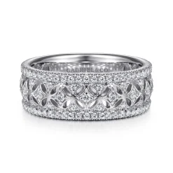 Hot Gabriel & Co. 14K White Gold Diamond Anniversary Band - 0.5 ct