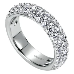 Outlet Gabriel & Co. 14K White Gold Diamond Anniversary Band - 2 ct
