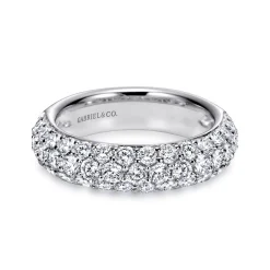 Outlet Gabriel & Co. 14K White Gold Diamond Anniversary Band - 2 ct