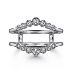 Discount Gabriel & Co. 14K White Gold Diamond Anniversary Band - 0.22 ct