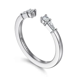 Best Gabriel & Co. 14K White Gold Diamond Anniversary Band - 0.22 ct