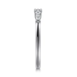 Best Gabriel & Co. 14K White Gold Diamond Anniversary Band - 0.22 ct