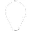 Sale Gabriel & Co. 14K White Gold Diamond Baguette Horizontal Bar Necklace