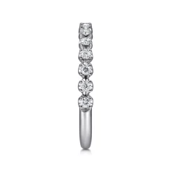 Outlet Gabriel & Co. 14K White Gold Diamond Band Ring