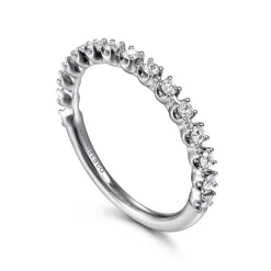 Outlet Gabriel & Co. 14K White Gold Diamond Band Ring