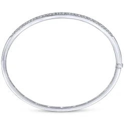 Clearance Gabriel & Co. 14K White Gold Diamond Bangle