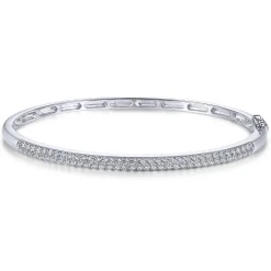Clearance Gabriel & Co. 14K White Gold Diamond Bangle