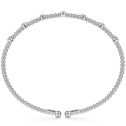 Sale Gabriel & Co. 14K White Gold Diamond Bangle