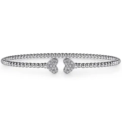 Clearance Gabriel & Co. 14K White Gold Diamond Bangle