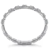 New Gabriel & Co. 18K White Gold Diamond Bangle