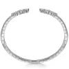 New Gabriel & Co. 18K White Gold Diamond Bangle