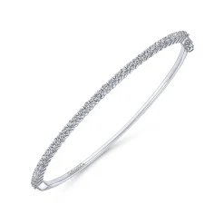 Outlet Gabriel & Co. 14K White Gold Diamond Bangle