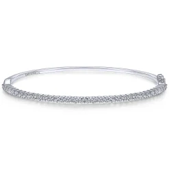 Outlet Gabriel & Co. 14K White Gold Diamond Bangle