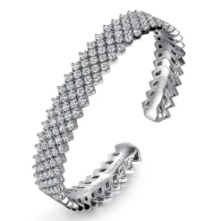 Discount Gabriel & Co. 18K White Gold Diamond Bangle