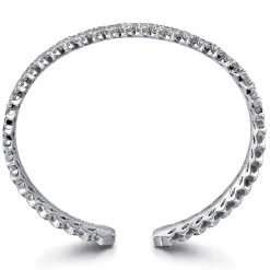 Discount Gabriel & Co. 18K White Gold Diamond Bangle