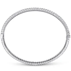 Discount Gabriel & Co. 14K White Gold Diamond Bangle