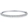 Discount Gabriel & Co. 14K White Gold Diamond Bangle