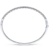 Gabriel & Co. 14K White Gold Diamond Bangle
