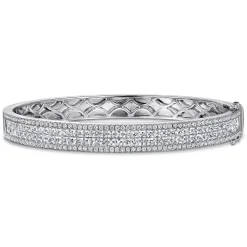 Sale Gabriel & Co. 18K White Gold Diamond Bangle