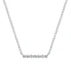 Online Gabriel & Co. 14K White Gold Diamond Bar Necklace