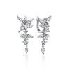 Hot Gabriel & Co. 18K White Gold Diamond Burst Huggies