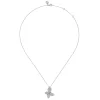 Outlet Gabriel & Co. 14K White Gold Diamond Butterfly Pendant Necklace