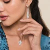 Hot Gabriel & Co. 18K White Gold Diamond Chandelier Earrings