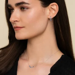 Online Gabriel & Co. 14K White Gold Diamond Chevron Necklace
