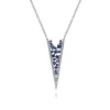 Best Gabriel & Co. 14K White Gold Diamond Chevron Necklace