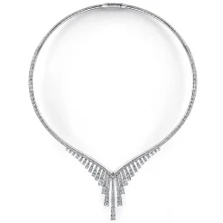 Online Gabriel & Co. 18K White Gold Diamond Choker Necklace