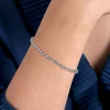 Discount Gabriel & Co. 14K White Gold Diamond Classic Tennis Bracelet