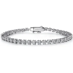 Discount Gabriel & Co. 14K White Gold Diamond Classic Tennis Bracelet