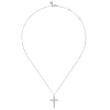 Hot Gabriel & Co. 14K White Gold Diamond Cross Necklace