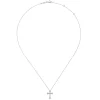 Gabriel & Co. 14K White Gold Diamond Cross Pendant Necklace