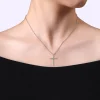 Gabriel & Co. 14K White Gold Diamond Cross Pendant Necklace
