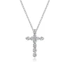 Clearance Gabriel & Co. 14K White Gold Diamond Cross Pendant Necklace