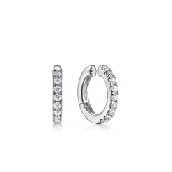 Clearance Gabriel & Co. 14K White Gold Diamond Cuff Earring