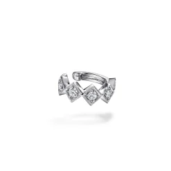 Clearance Gabriel & Co. 14K White Gold Diamond Cuff Earring