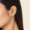 Online Gabriel & Co. 14K White Gold Diamond Double Row Stacked Ear Climber Earrings