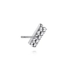 Online Gabriel & Co. 14K White Gold Diamond Double Row Stacked Ear Climber Earrings