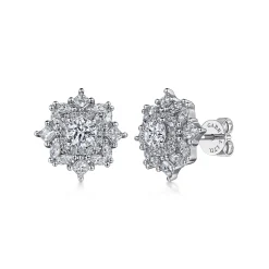 Discount Gabriel & Co. 18K White Gold Diamond Earrings