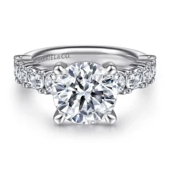 Gabriel & Co. 14K White Gold Diamond Engagement Ring