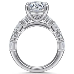 Gabriel & Co. 14K White Gold Diamond Engagement Ring